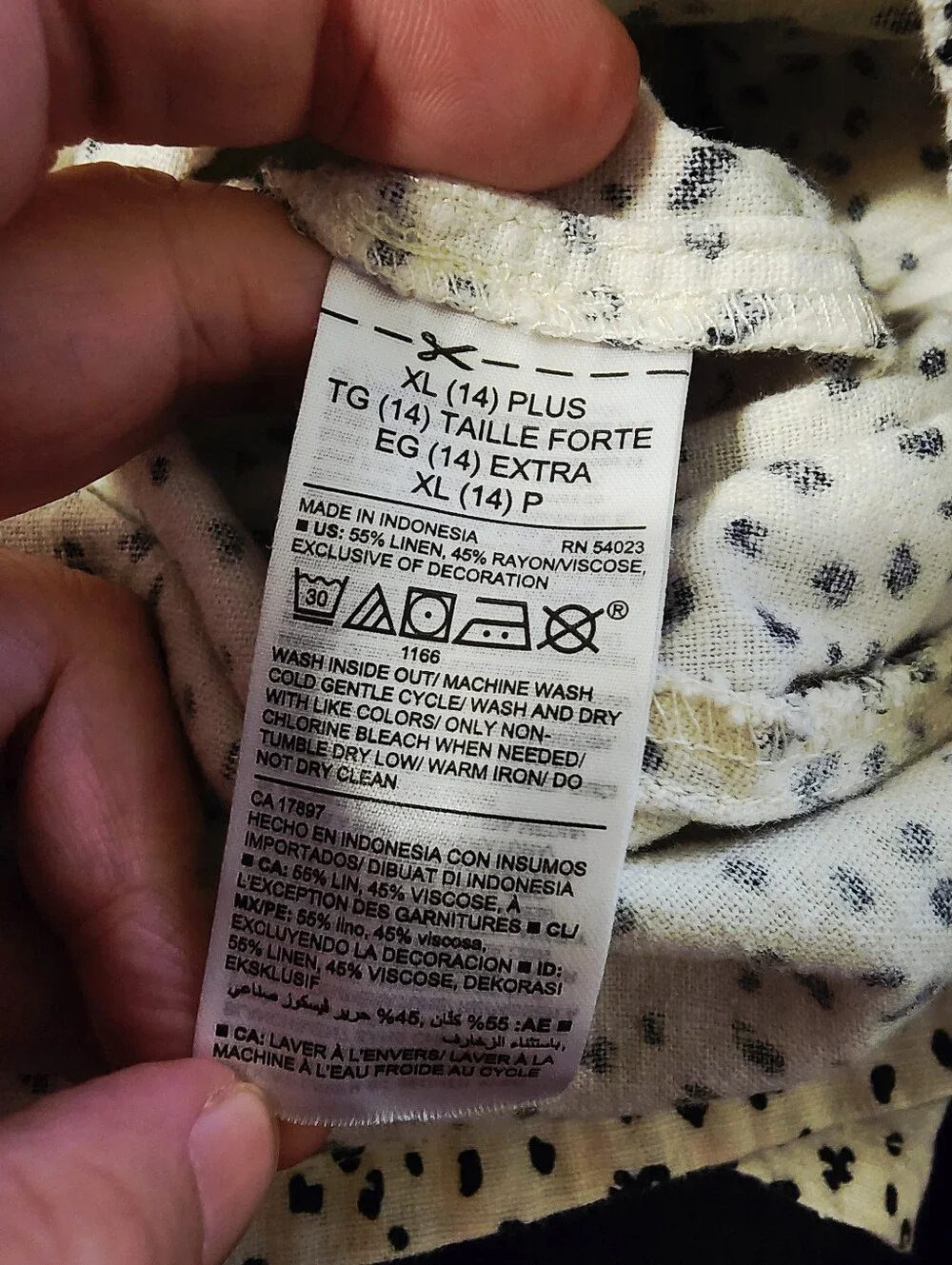 Old Navy Linen Blend Romper Size Girl's XL (14) White & Black Leopard Print EUC